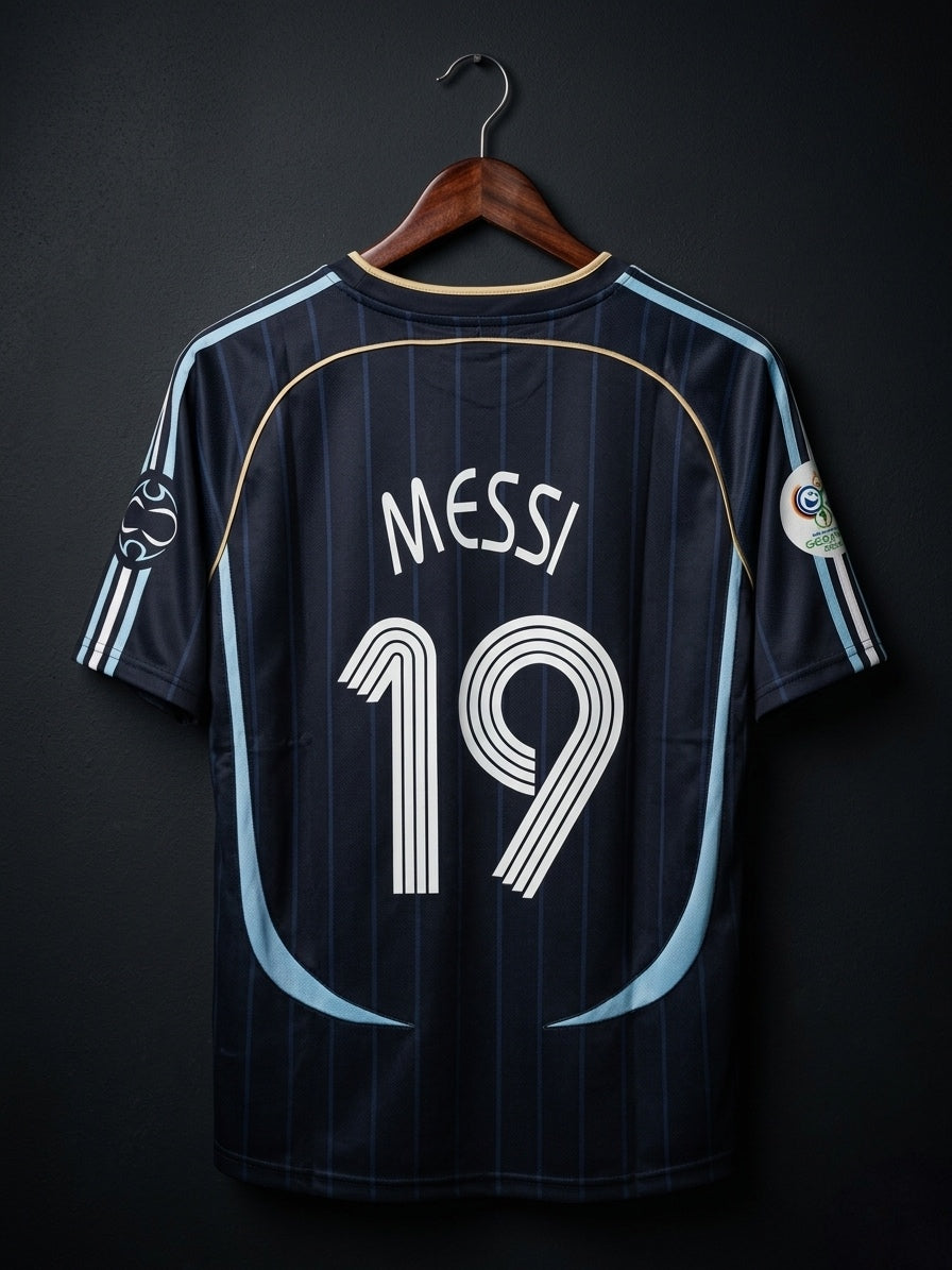 Messi #19 | World Cup 2006 away | Five Sleeves | Sublimation Print | haramball.in