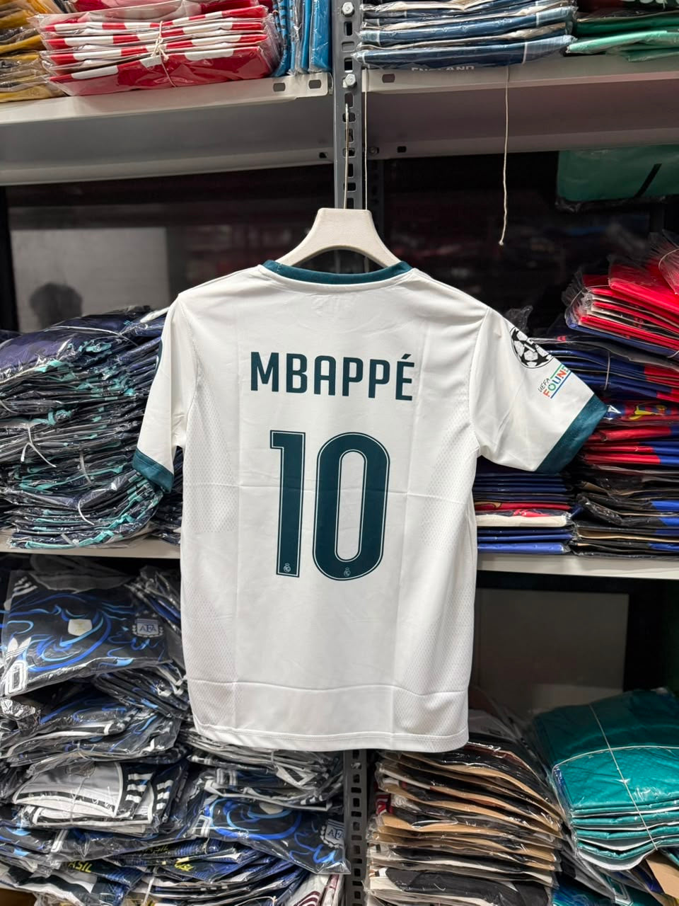 Mbappe #10 | Real Madrid Home 2026/27 | Embroidery Logos | haramball.in