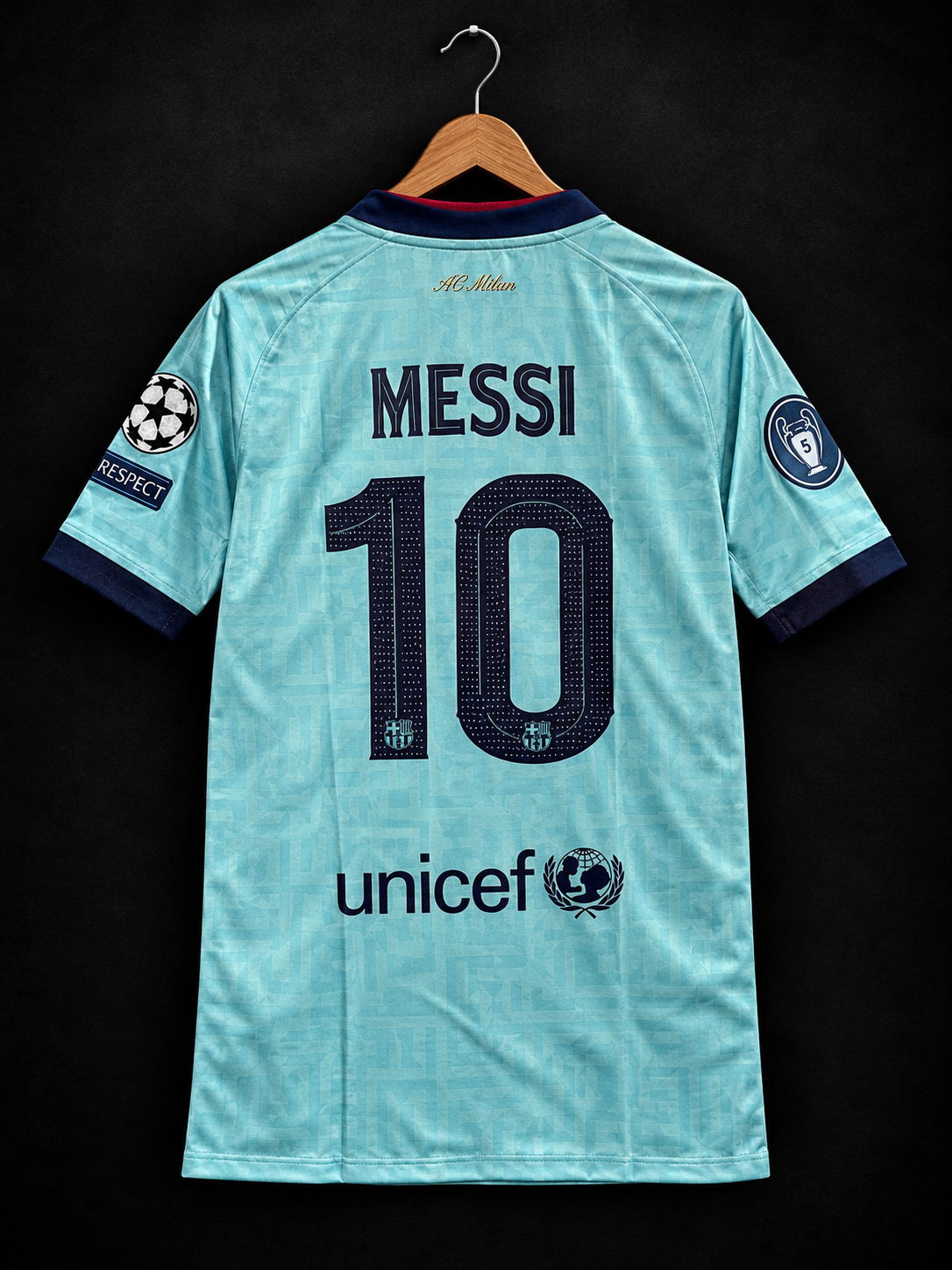 Messi #10 | Fc Barcelona 2017/18 Away | Embroidery Logos | haramball.in