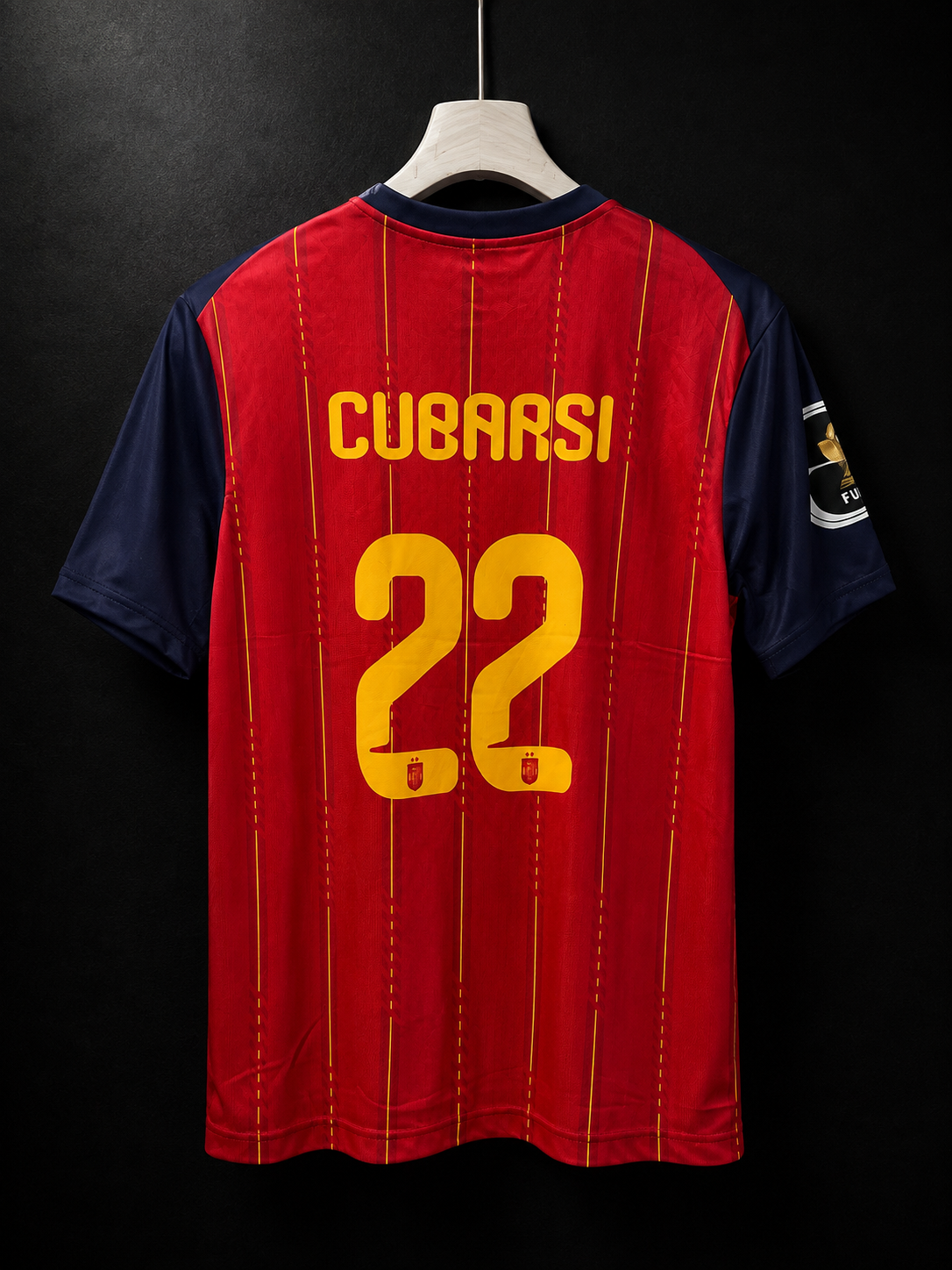 Cubarsi #22 | Spain Home 2026 World Cup | Embroidery Logos | haramball.in