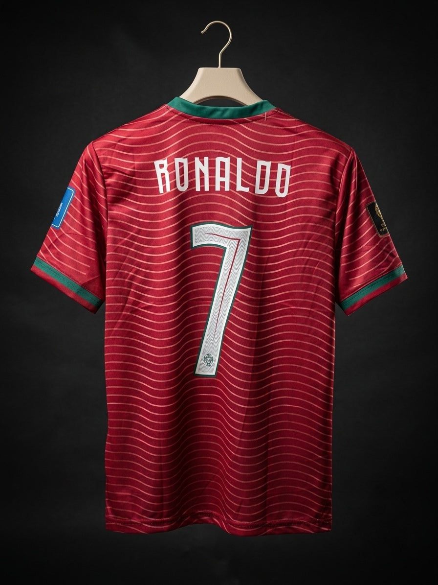 Ronaldo #07 | Portugal World Cup 2026 | Embroidery Logos | haramball.in