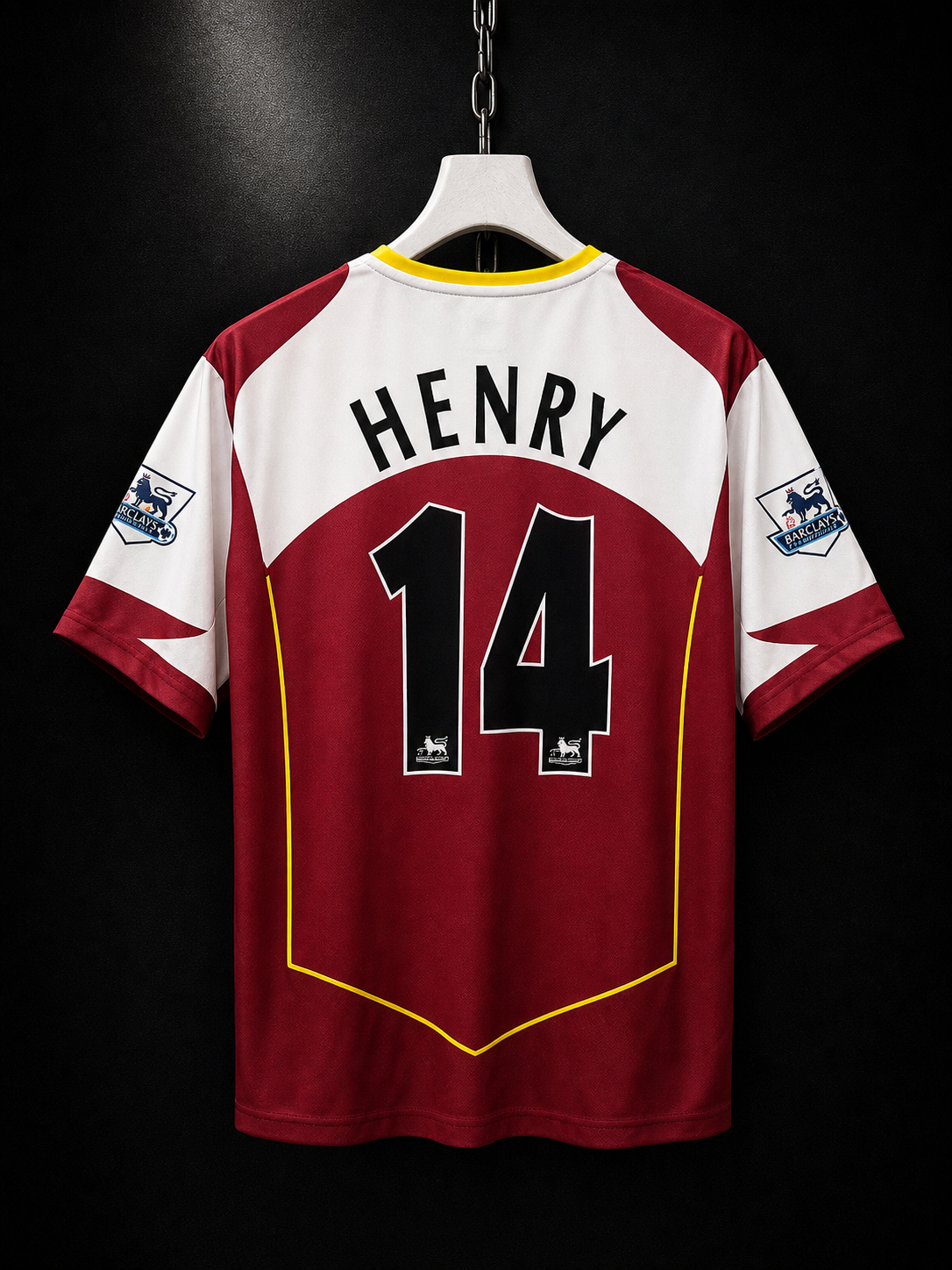 Henry #14 | Arsenal 2002-04 | Five Sleeves | Sublimation Print | haramball.in