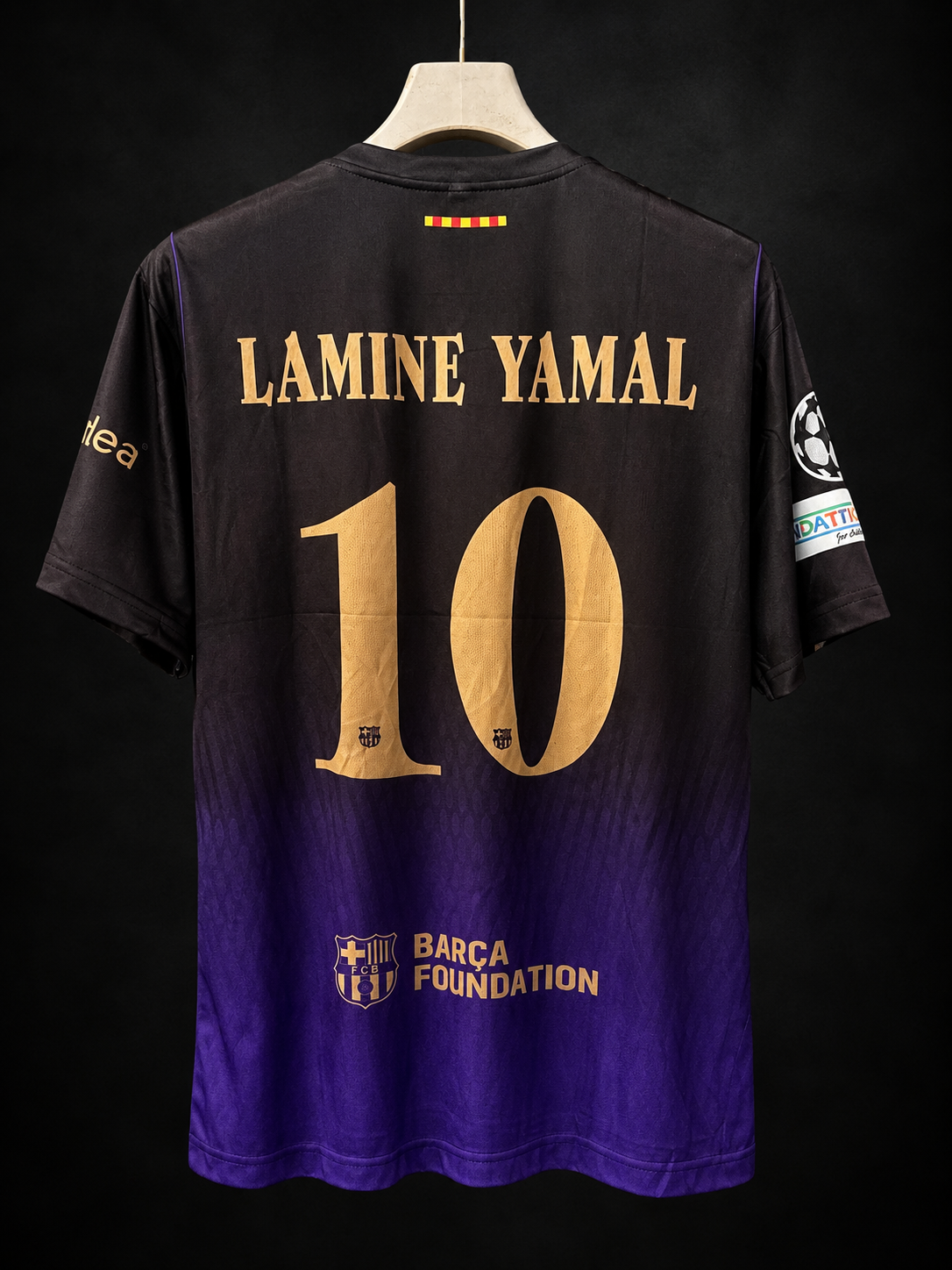 Lamine Yamal #10 | Fc Barcelona away 2026/27 | Embroidery Logos | Five Sleeves | haramball.in