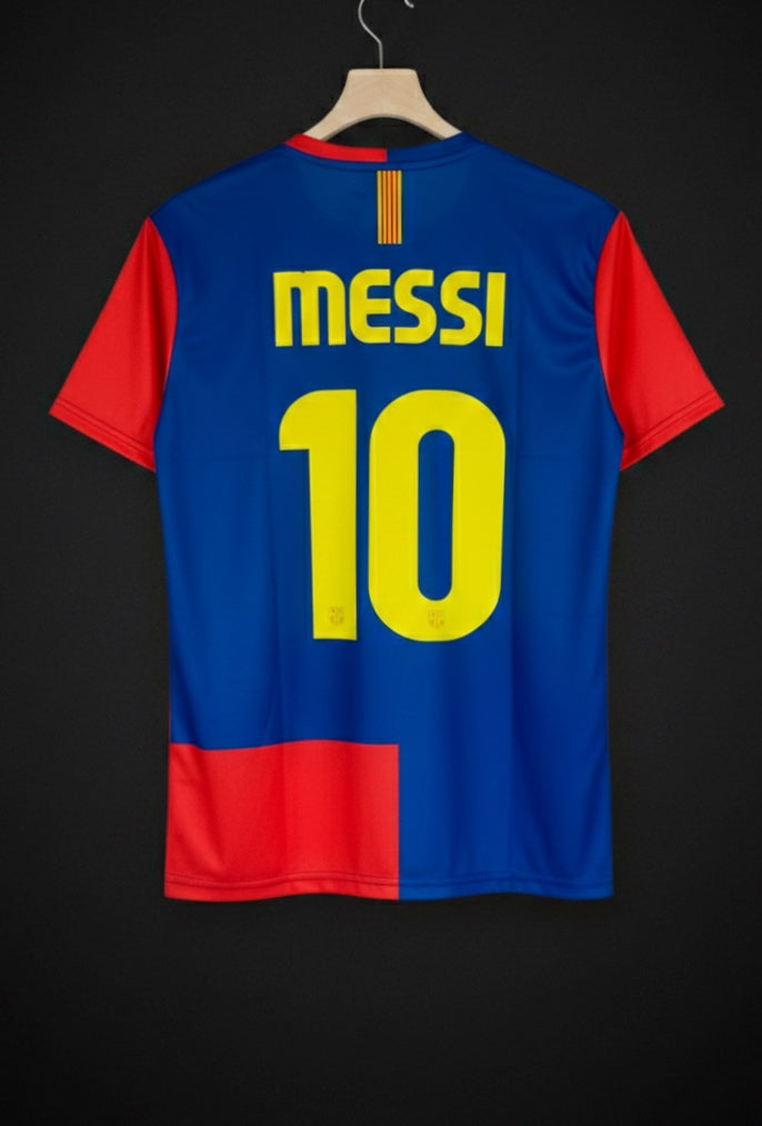 Messi #10| FC Barcelona 2008-09 | Normal sleeve | Embroidery logos