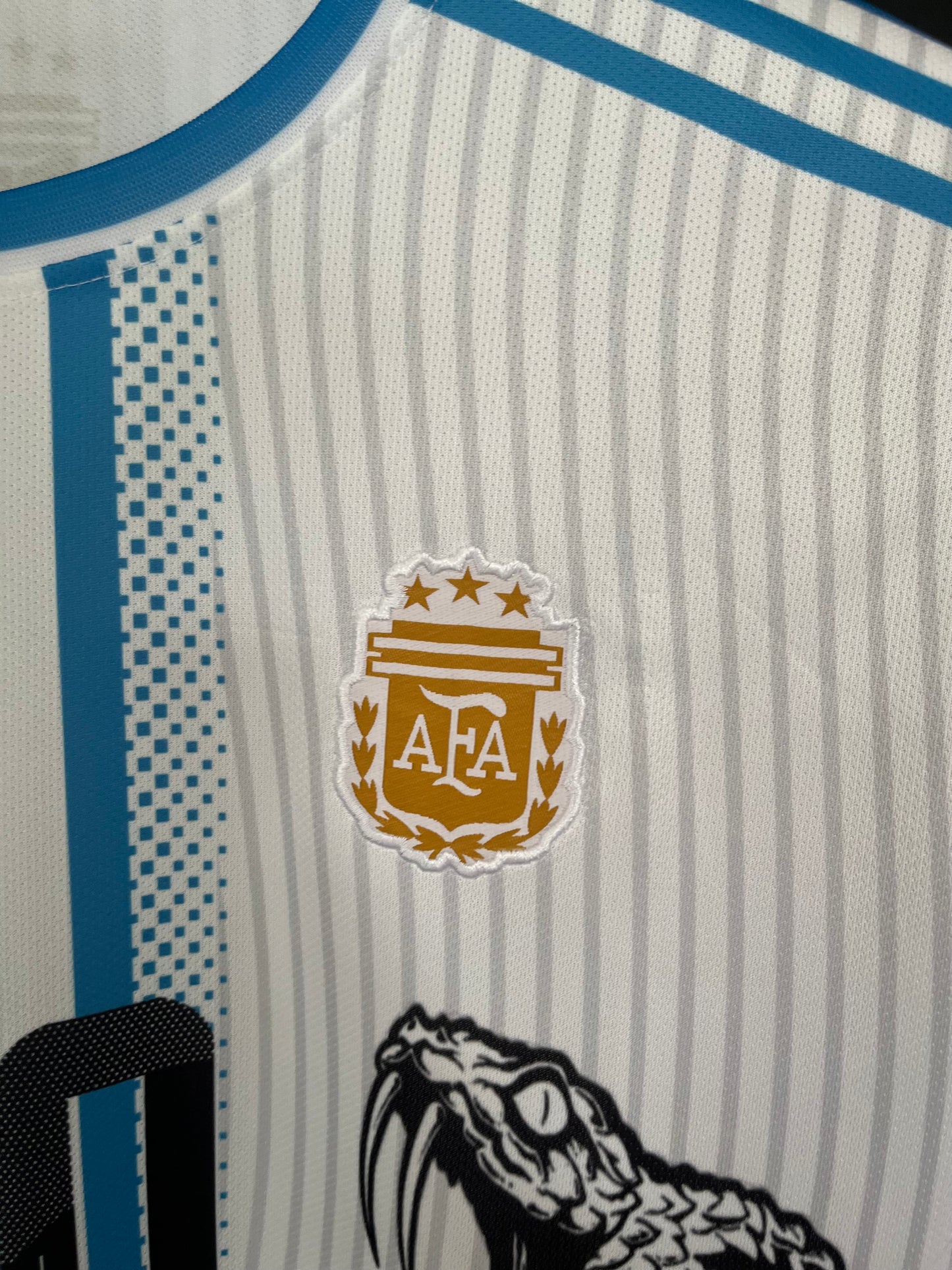 Messi #10 | Argentina Dragon | Embroidery Logos | haramball.in