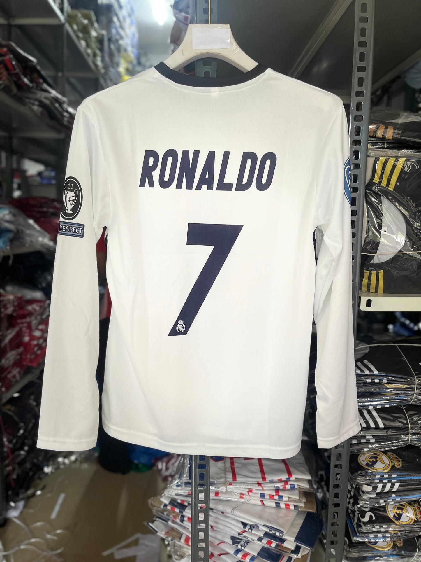 Ronaldo #07 | Real Madrid 2016/17 Home | Full Sleeve | Sublimation Print | haramball.in