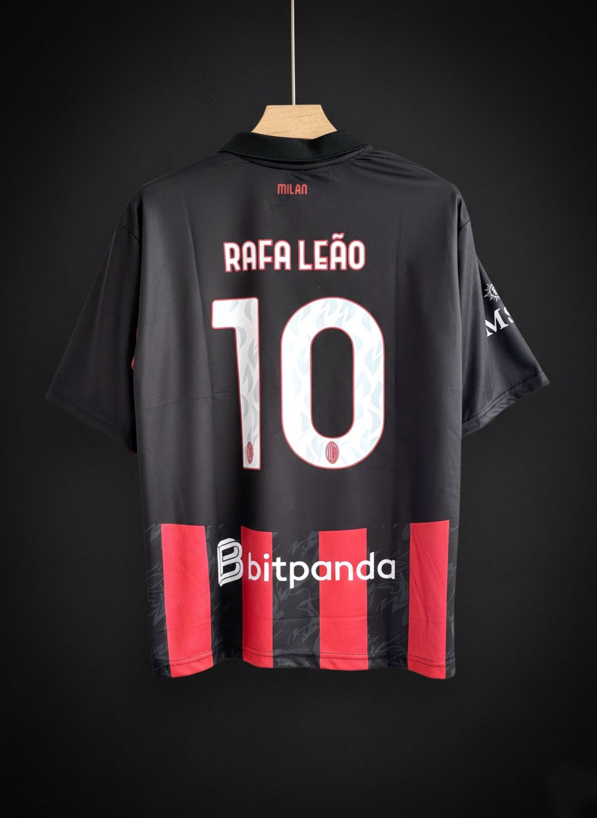 AC Milan Home 2025/26 – Rafa Leão #10 – Haram Ball