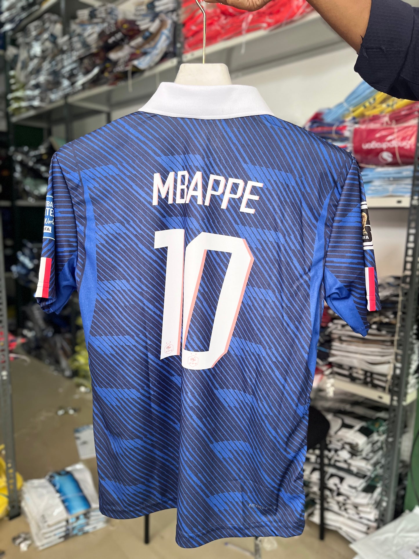 Mbappe #10 | France | World Cup | Normal Sleeve with Collar