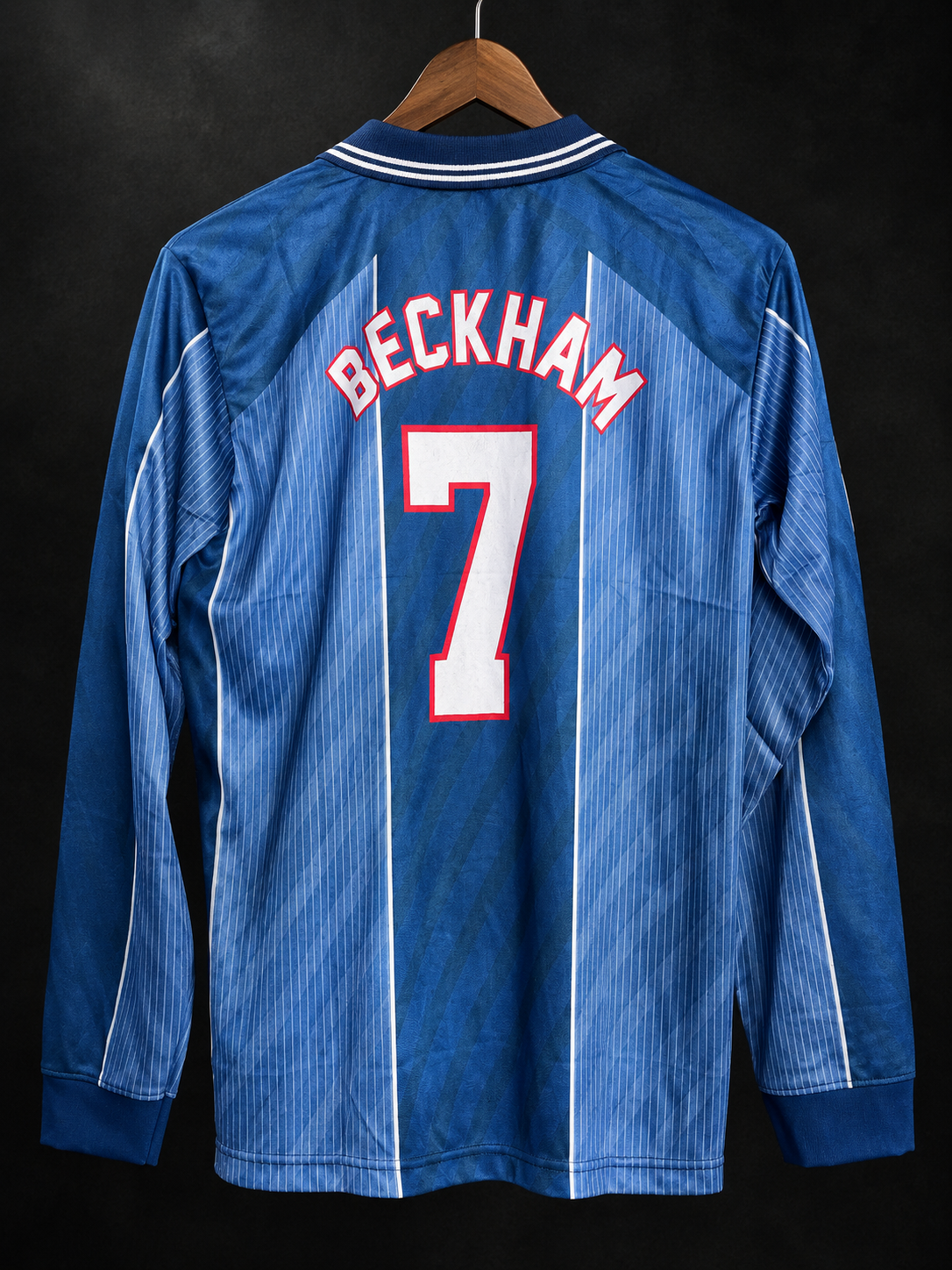Beckham #07 | England 1998 away | Embroidery Logos | Full Sleeve | haramball.in