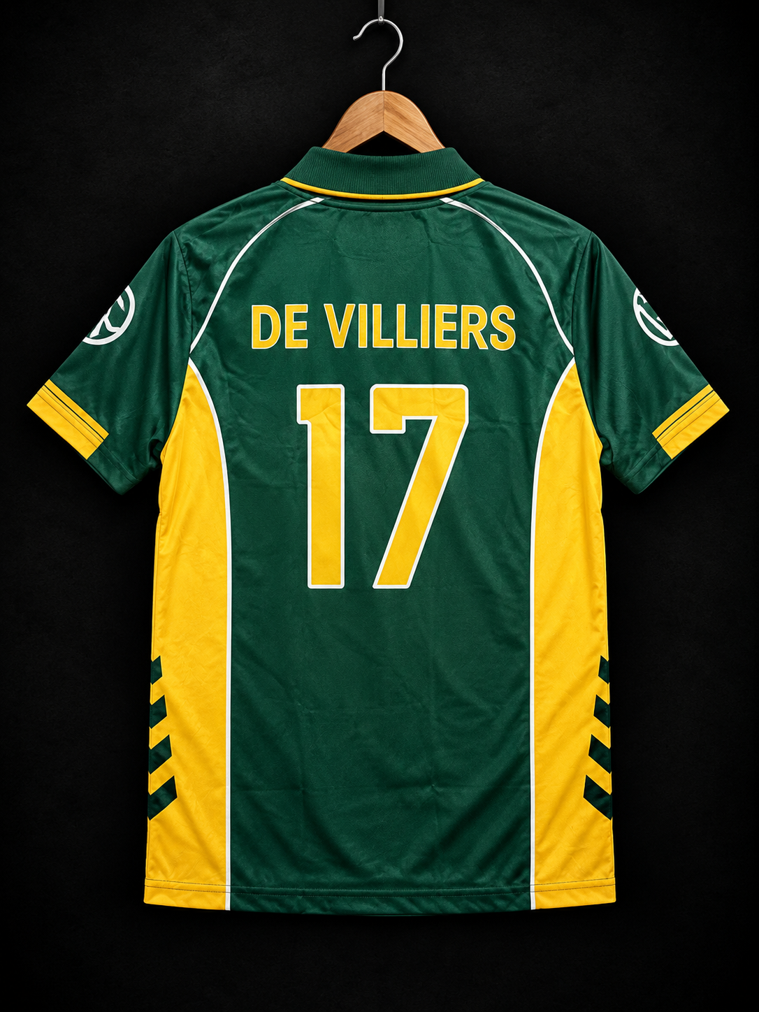 Ab De Villiers #17 | South Africa 2005-08 Cricket Jersey | Embroidery Logos | haramball.in