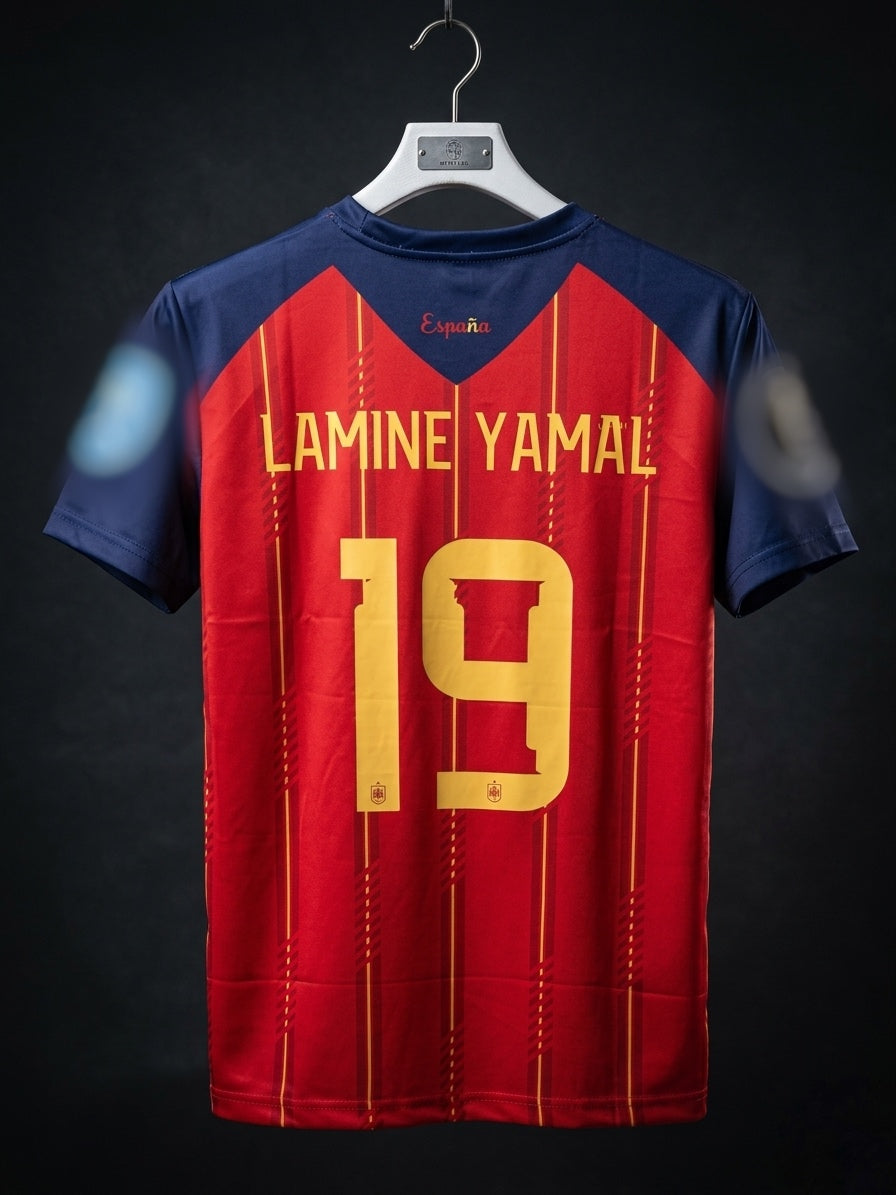 Lamine Yamal #19 | Spain World Cup 2026 | Embroidery Logos | haramball.in