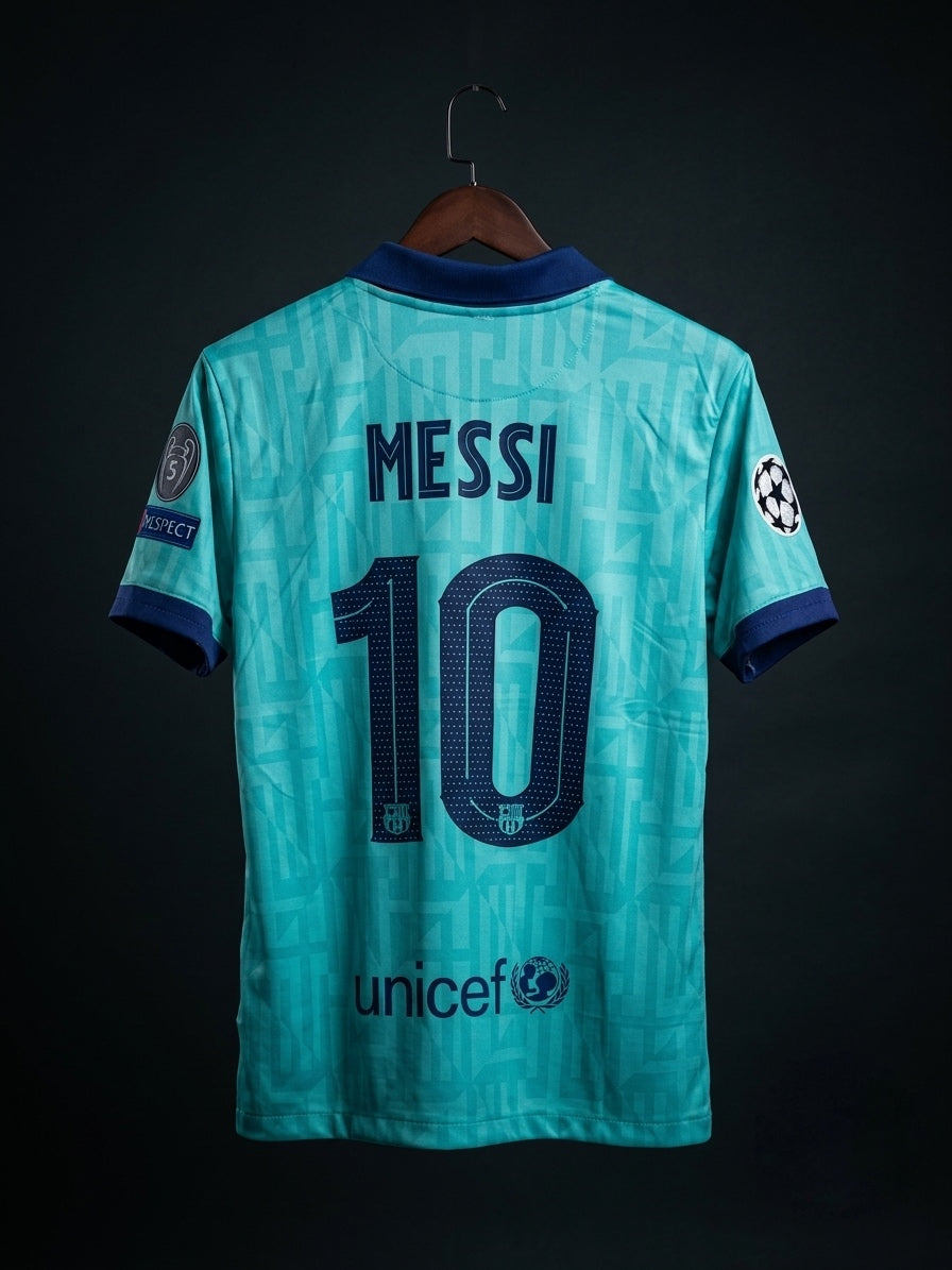 Messi #10 | Fc Barcelona Away 2019/20 | Sublimation Print | haramball.in