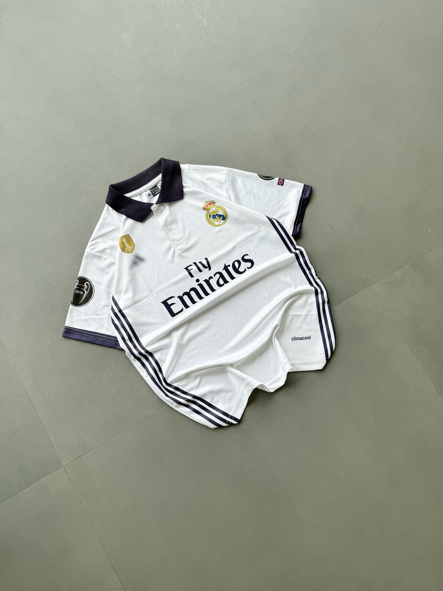 Ronaldo #07 Real Madrid 2016/17 Home Classic Collar Edition