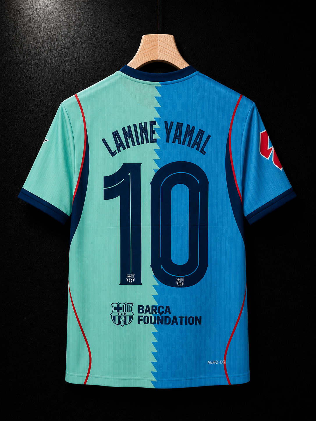 Lamine Yamal #10 | Fc Barcelona 2026/27 Third Kit | Embroidery Logos | haramball.in