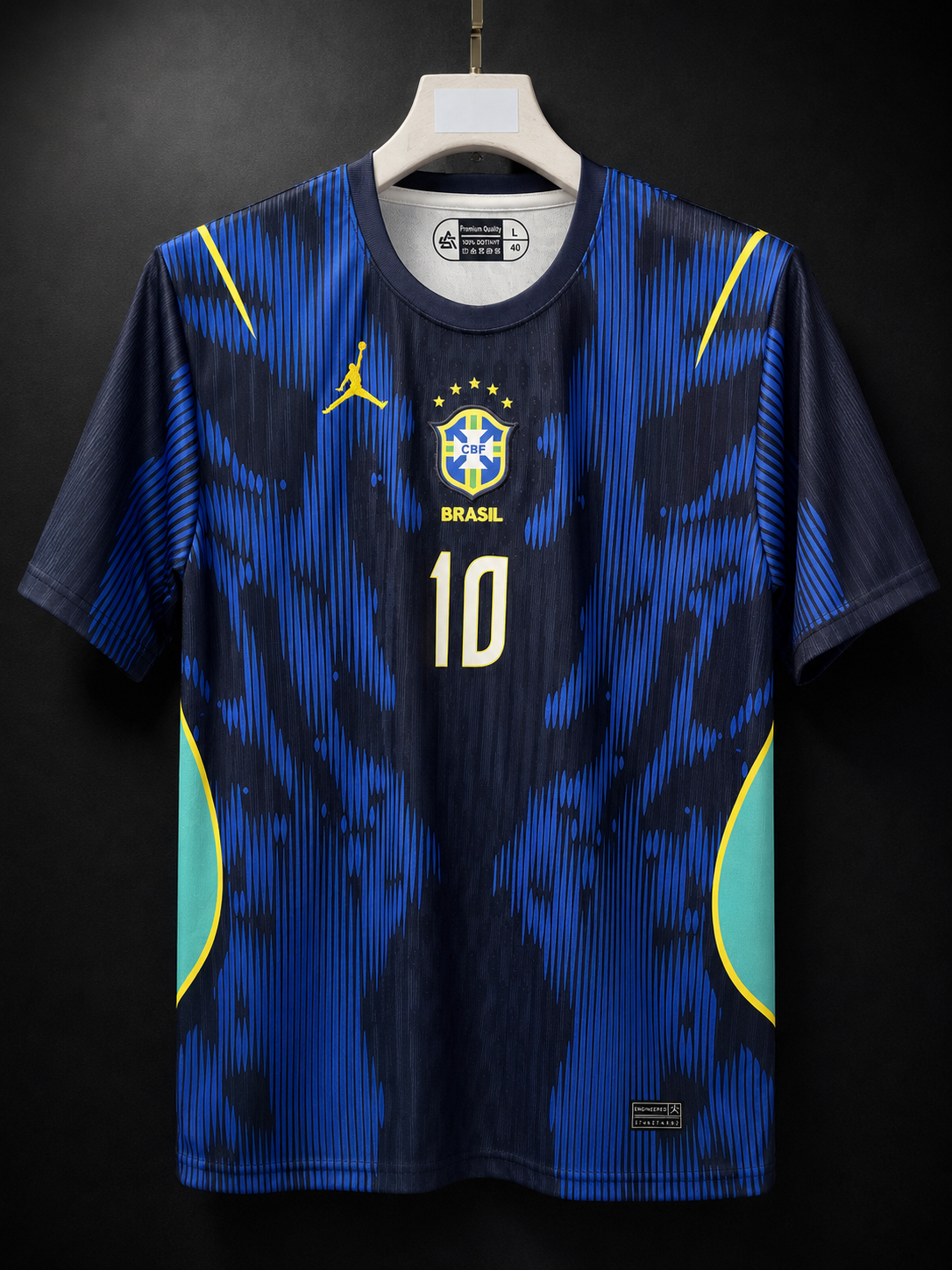 Neymar #10 | Brazil World Cup 2026 | Embroidery Logos | haramball.in