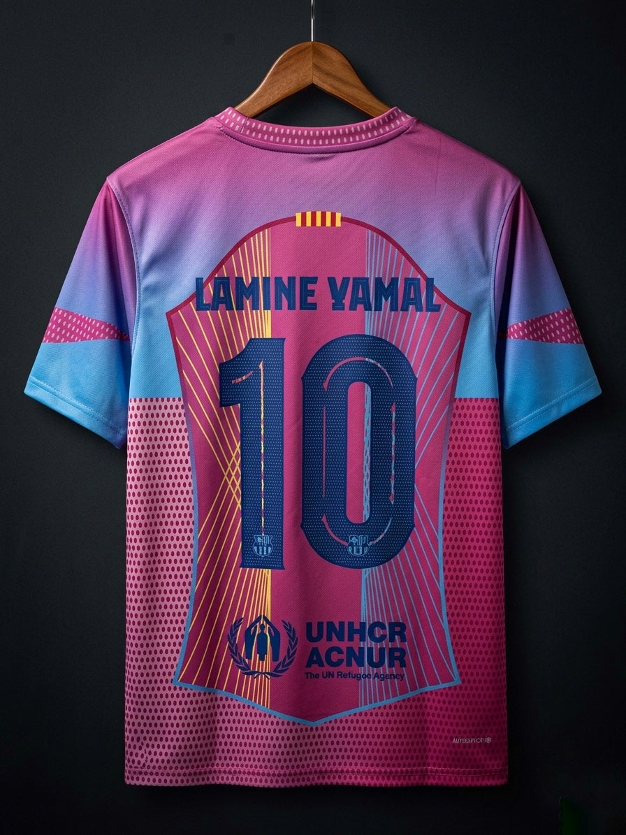 Lamine Yamal #10 | Barcelona Special Pink Edition | Normal Sleeves