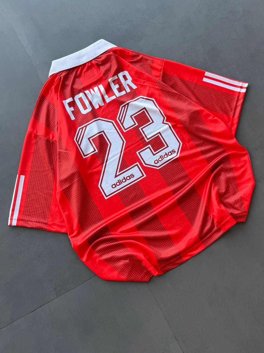 Liverpool 1995–96 Home Jersey – Fowler #23 (Embroidered · Five-Sleeve Retro Edition)