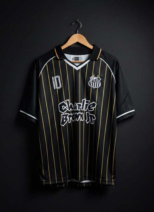 Neymar JR #10 | Santos | Five Sleeves | Embroidery Logos