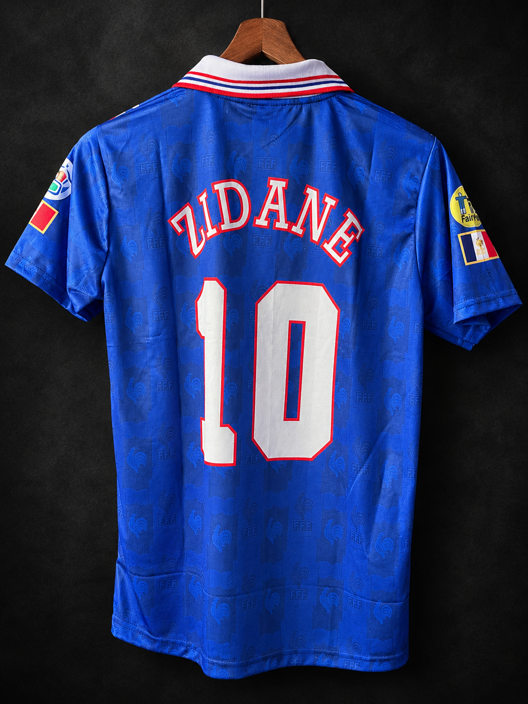 Zidane #10 | France 1996 Home | Embroidery Logos | haramball.in
