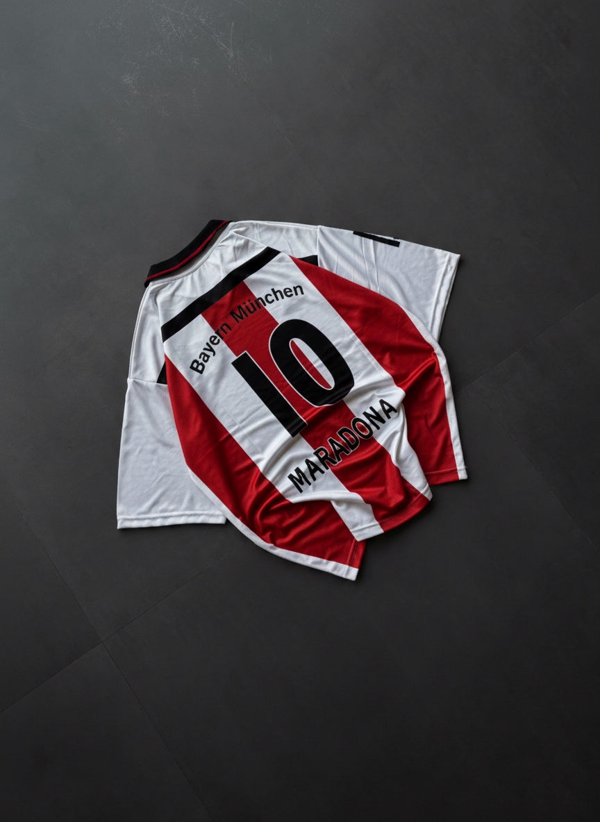 FC Bayern Munich Special Edition "Retro-Embroidery" Tribute Jersey – Maradona #10 (Heritage Series)