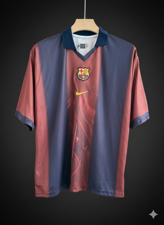 Barcelona x Travis Scott Special Edition Jersey – Five Sleeve Collar | Embroidered Finish