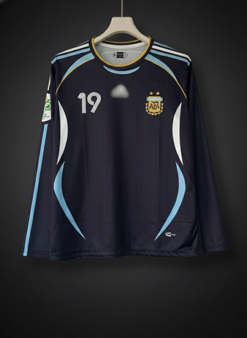 Messi #19 | Argentina | 2006 World Cup | Full Sleeve Retro