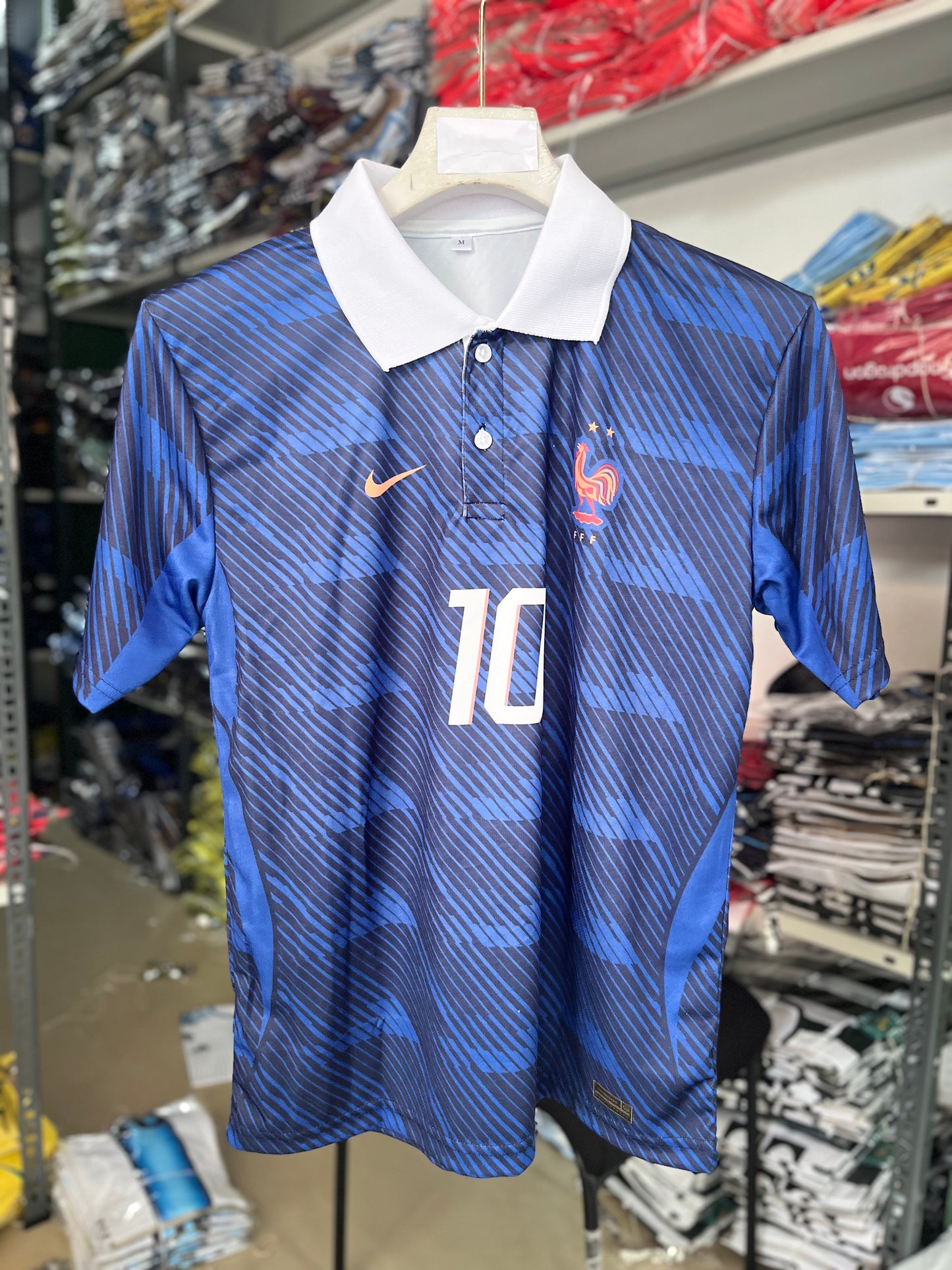 Mbappe #10 | France | World Cup | Normal Sleeve with Collar