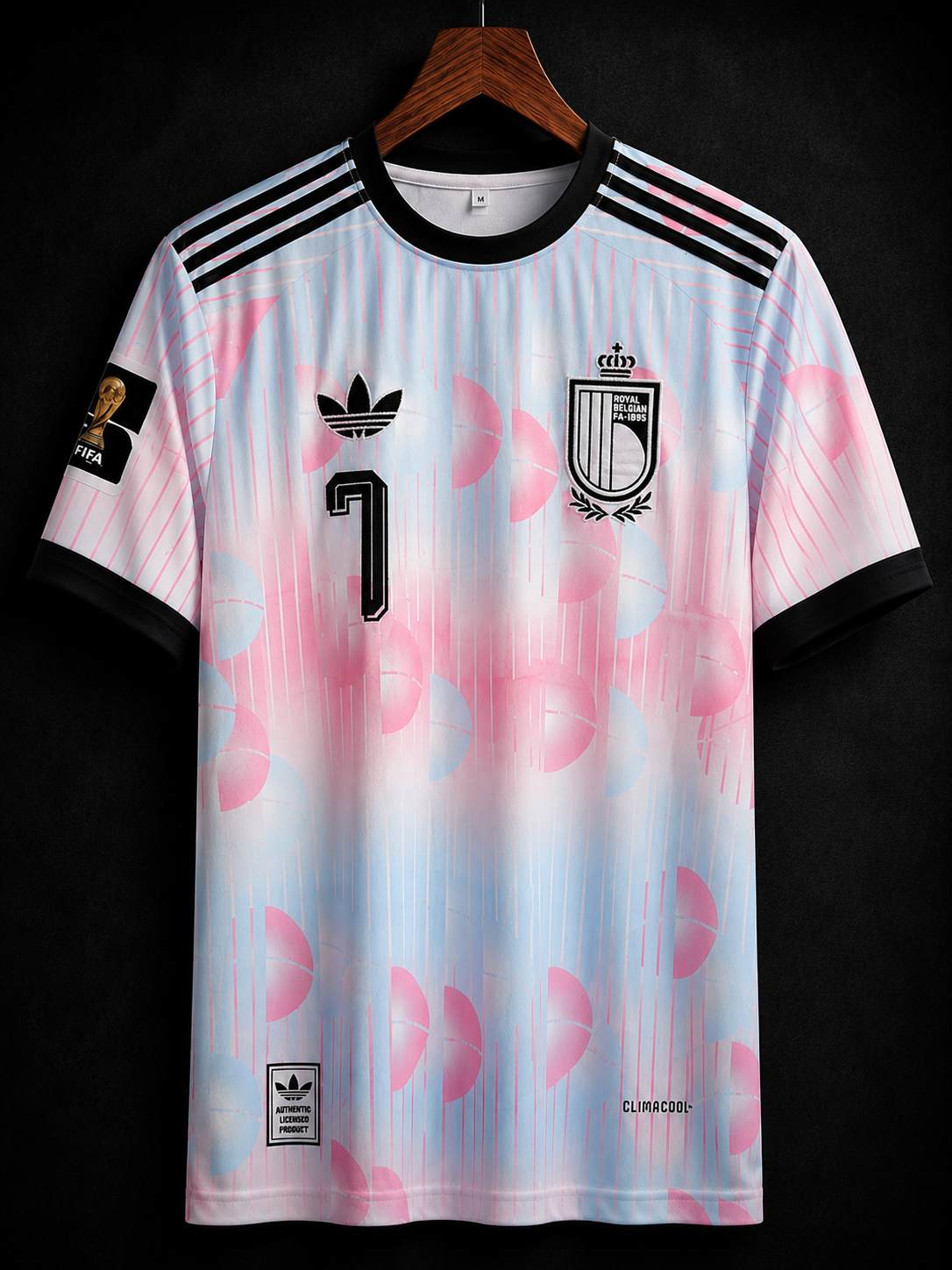 Kevin De Bruyne #07 | Belgium World Cup 2026 | Embroidery Logos | haramball.in