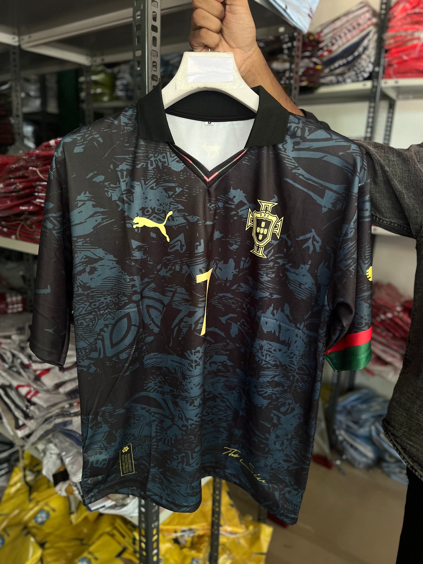 Ronaldo #07 | Goat 🐐 Edition | Five Sleeve | Sublimation Print | haramball.in