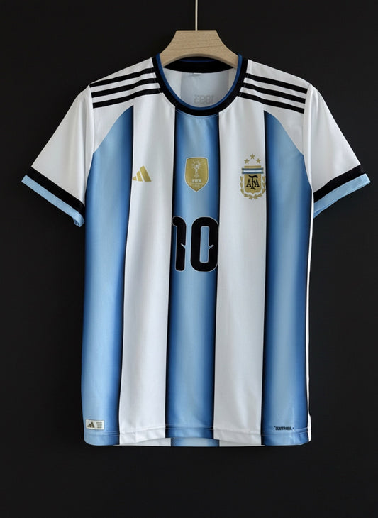 Messi No.10 Argentina Home Jersey – Sky Blue Legacy Edition