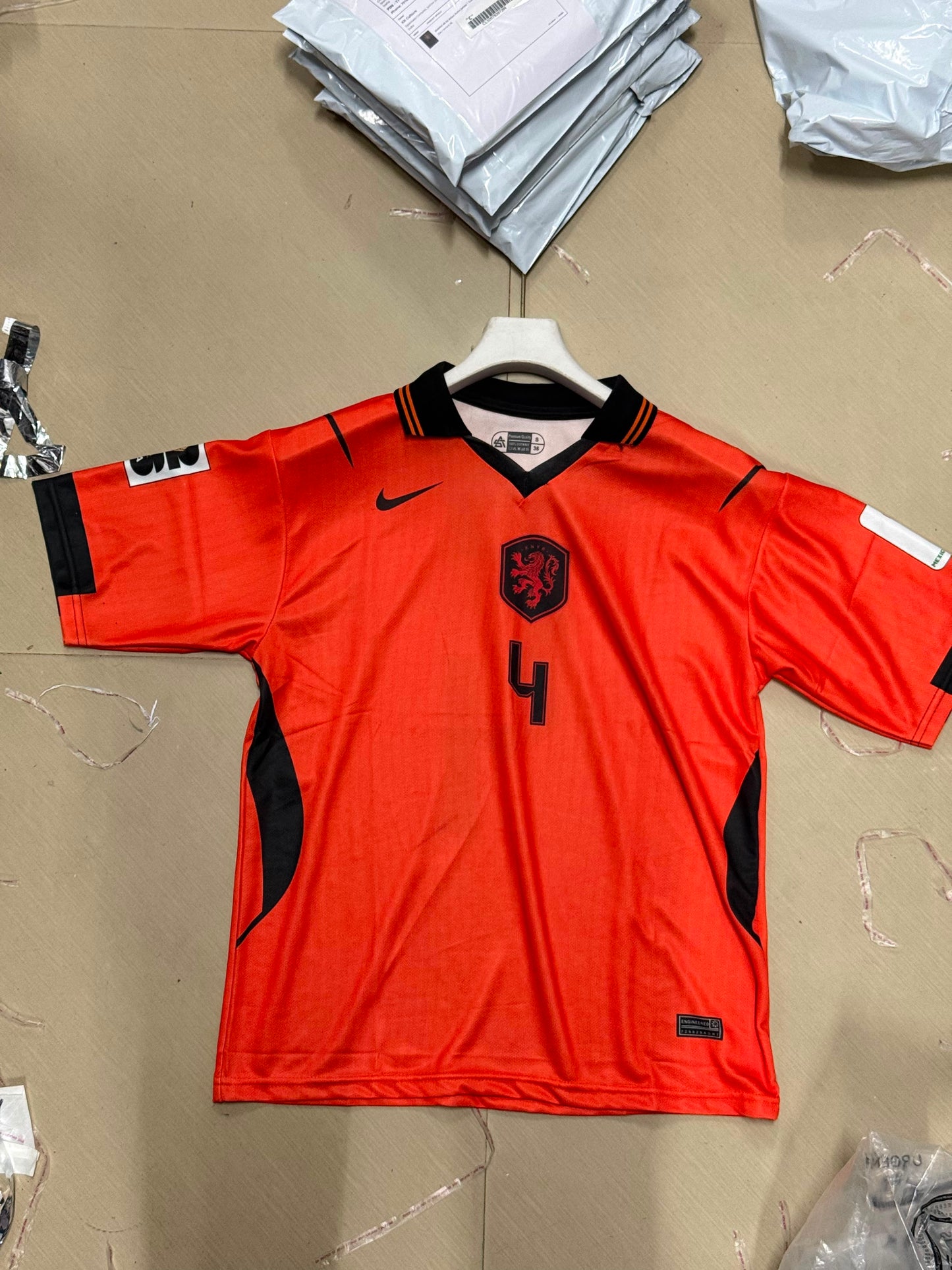 Virgil Van Dijk #04 | Netherlands World Cup 2026 | Sublimation Print | Five Sleeves | haramball.in