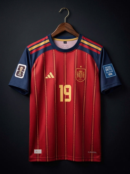 Lamine Yamal #19 | Spain | Normal Sleeve | Sublimation Print | haramball.in