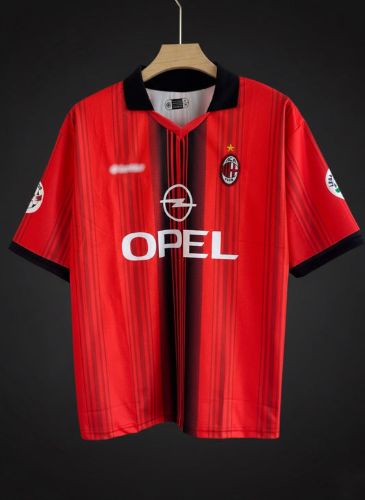 Maldini #3 AC Milan 1997/98 Special Edition – Five Sleeve with Collar & Embroidery