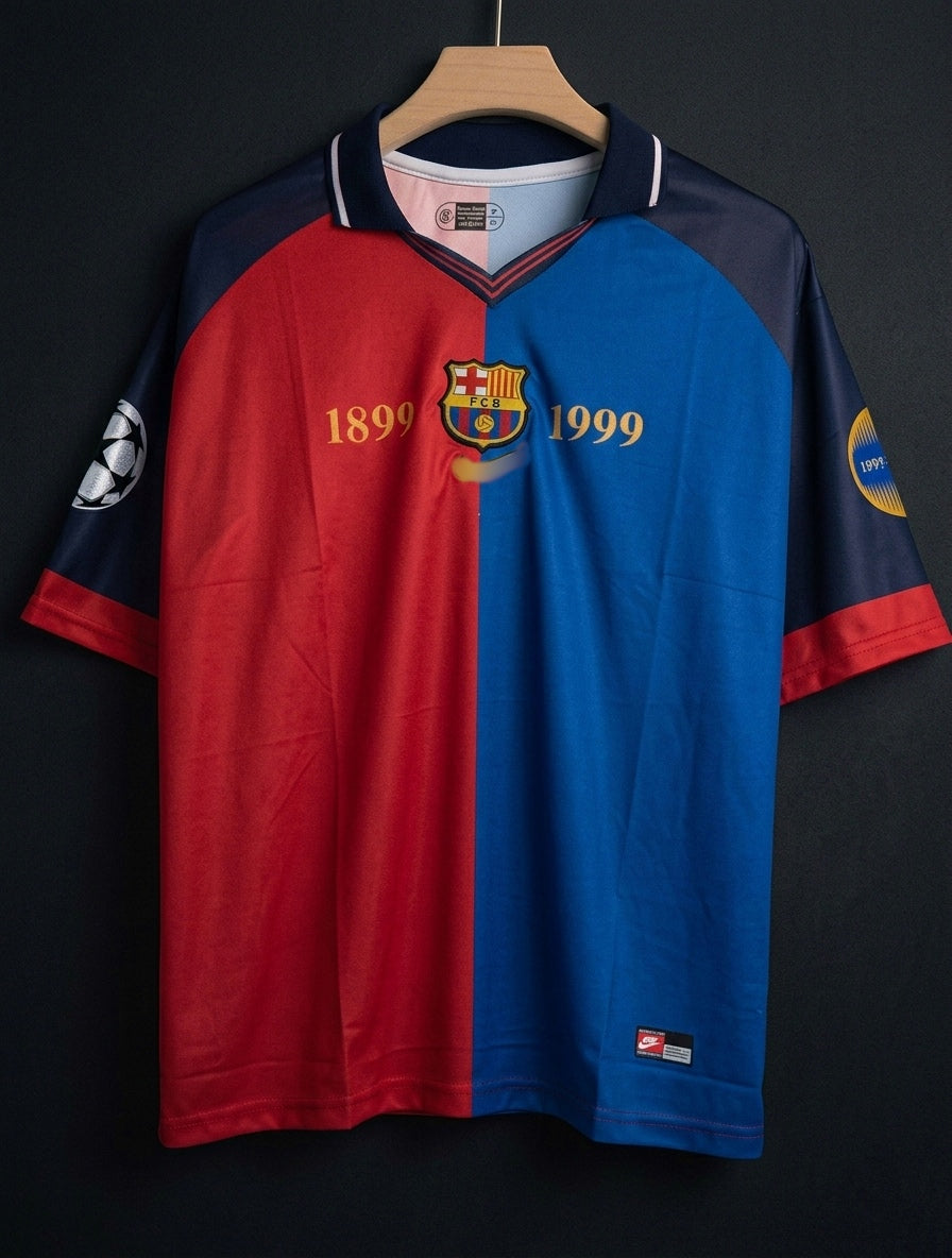 Cruyff #14 | Barca 1999/00 | Five Sleeve Collar | With Embroidery