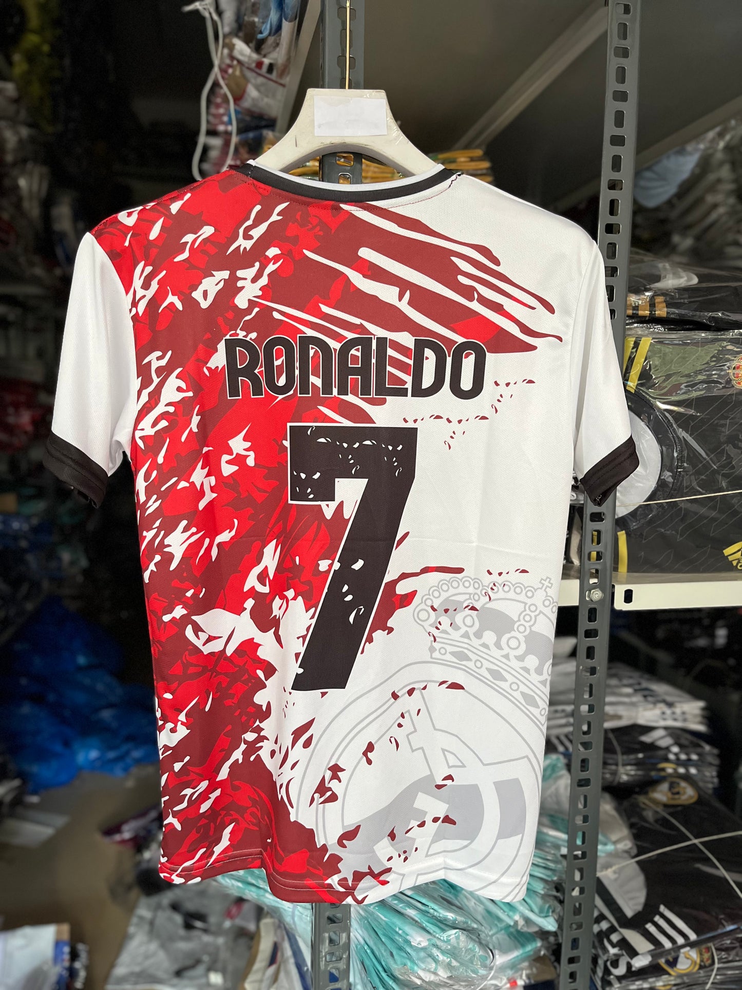 Ronaldo #07 | Dual Edition Manchester United and Real Madrid | Embroidery Logos | haramball.in