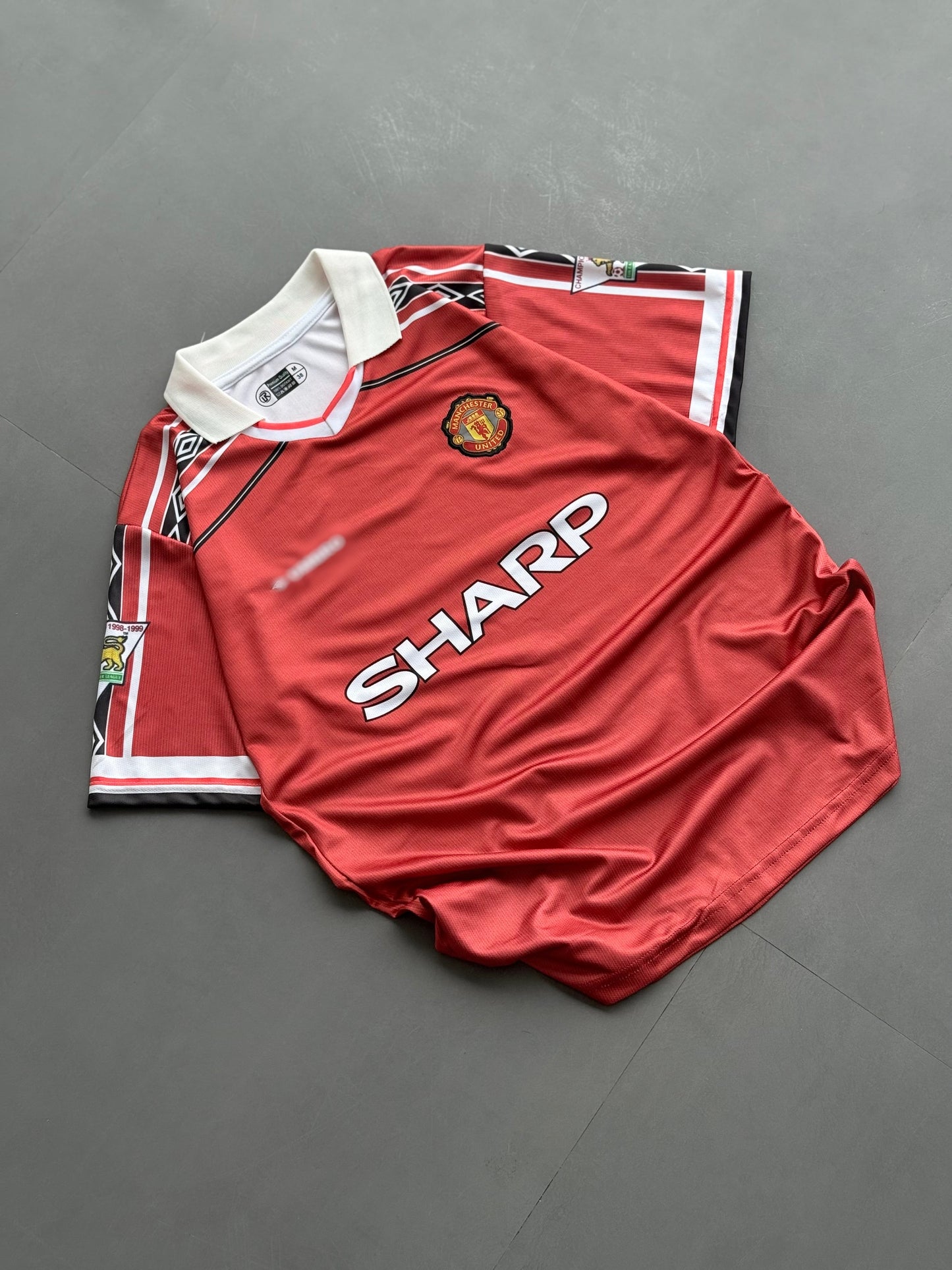 Beckham #7 Manchester United 1998/99 Embroidered Jersey