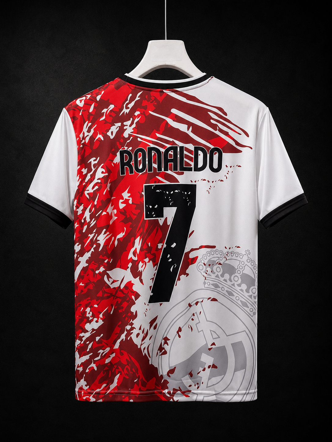 Ronaldo #07 | Dual Edition Manchester United and Real Madrid | Embroidery Logos | haramball.in