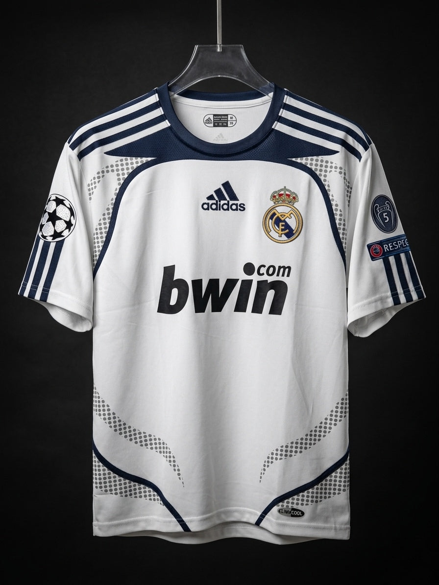 Sergio Ramos #04 | Real Madrid 2007/08 | Five Sleeves | Sublimation Print | haramball.in