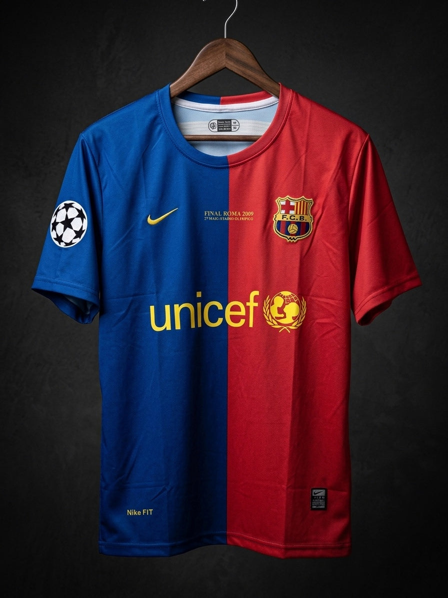 Messi #10|  FC Barcelona 2008-09 | Normal sleeve | Embroidery logos