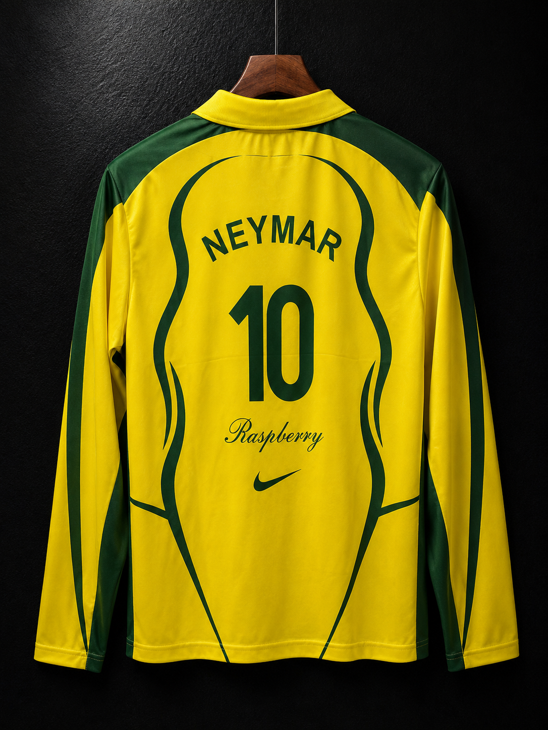 Neymar #10 | Brazil Home Inspired | Full Sleeve with Collar | haramball.in