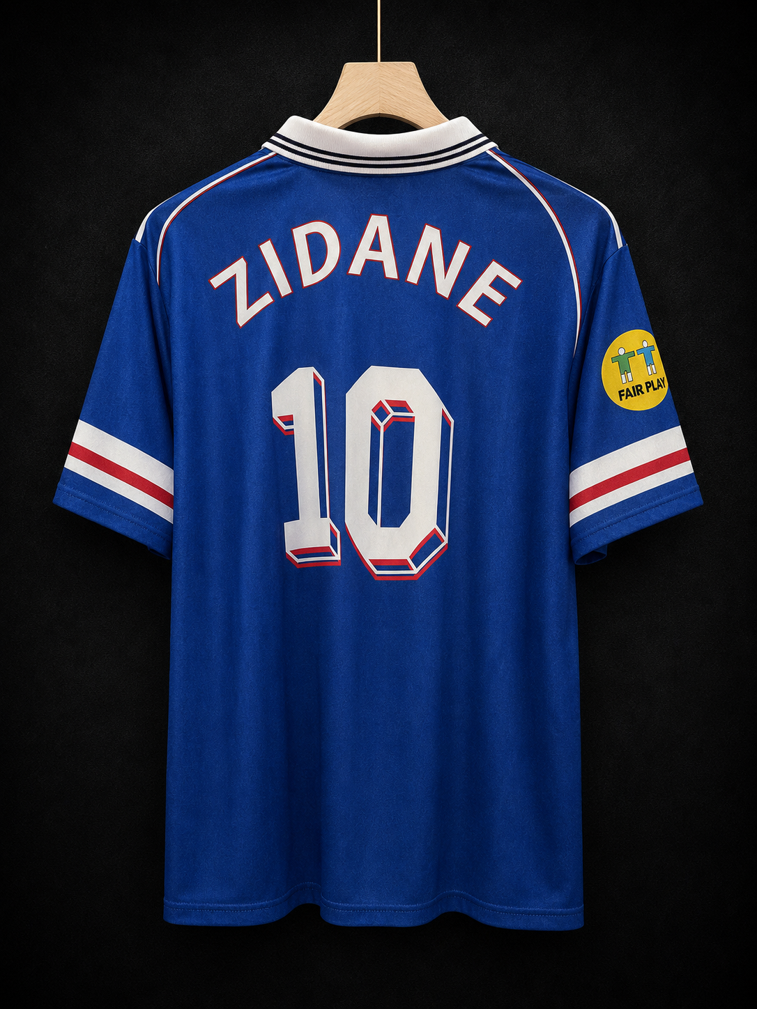 Zidane #10 | France World Cup 1998 | Sublimation Print | Five Sleeves | haramball.in