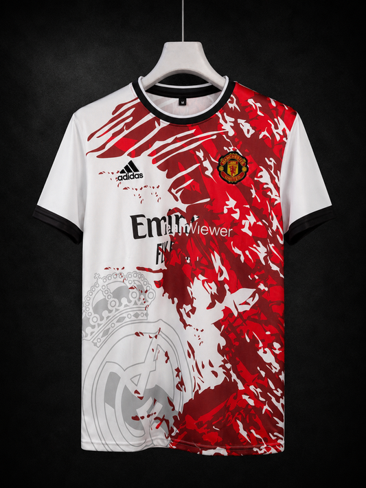 Ronaldo #07 | Dual Edition Manchester United and Real Madrid | Embroidery Logos | haramball.in