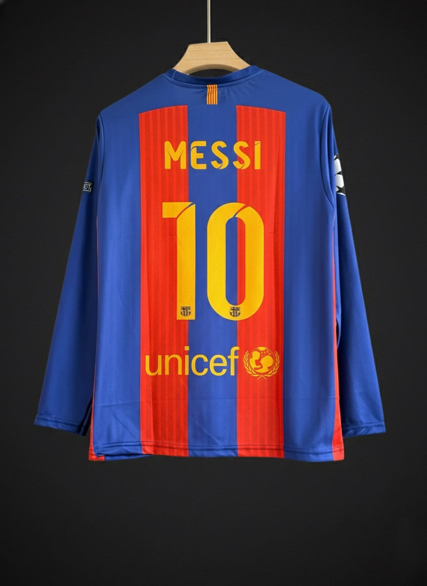 Messi #10 | Barcelona | 2016 Retro Full Sleeve