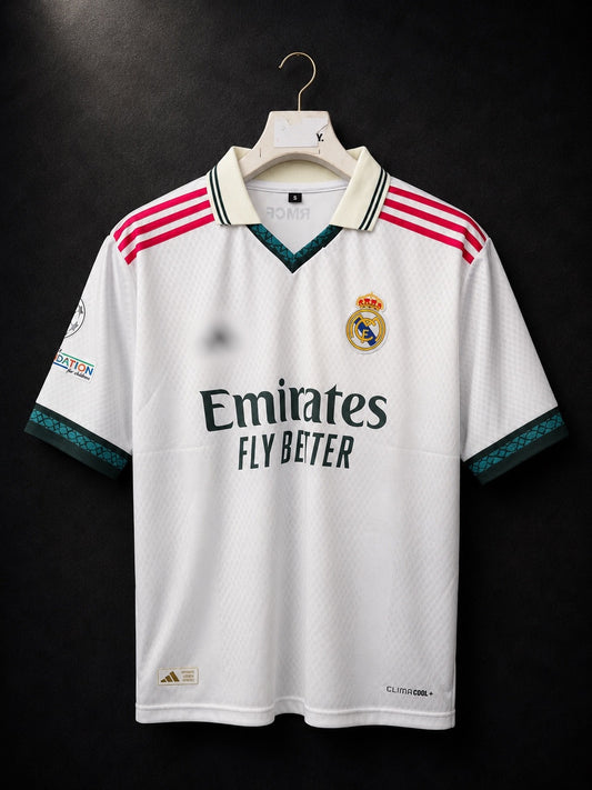 Mbappe #10 | Real Madrid 2026/27 Home | Embroidery Logos | Oversized Five Sleeves | haramball.in