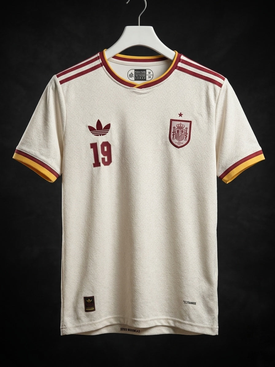 Lamine Yamal #19 | Spain World Cup 2026 | Embroidery Logos | haramball.in