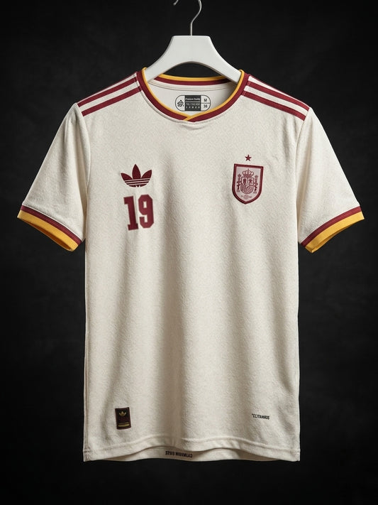 Lamine Yamal #19 | Spain World Cup 2026 | Embroidery Logos | haramball.in