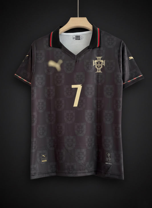 Ronaldo #07 Portugal 2025/26 Away Jersey – Classic Collar Edition