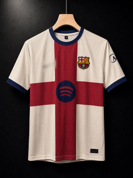 Lamine Yamal #10 | Fc Barcelona Fourth Kit 2026/27 | Embroidery Logos | haramball.in