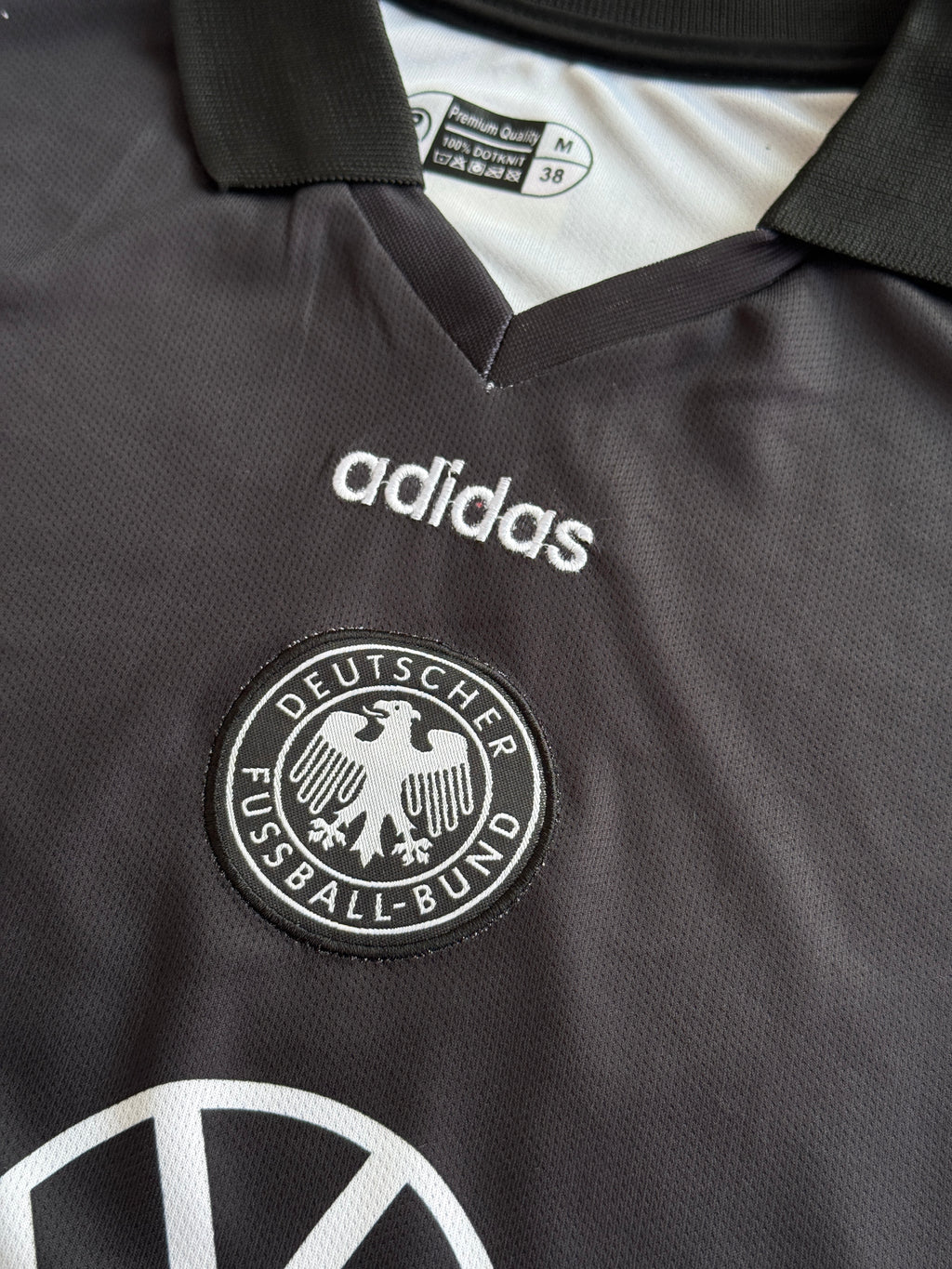 Beckenbauer #5 Germany 1997 Retro Home Jersey – Five Sleeve Collar Edition
