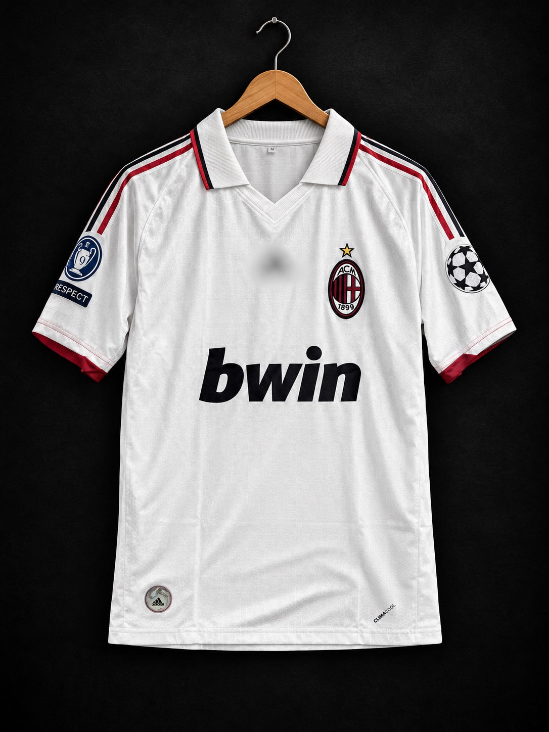Beckham #32 | Ac Milan 2009/10 away | Embroidery Logos | Oversized Five Sleeves | haramball.in